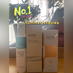 Summer staples for good skin.